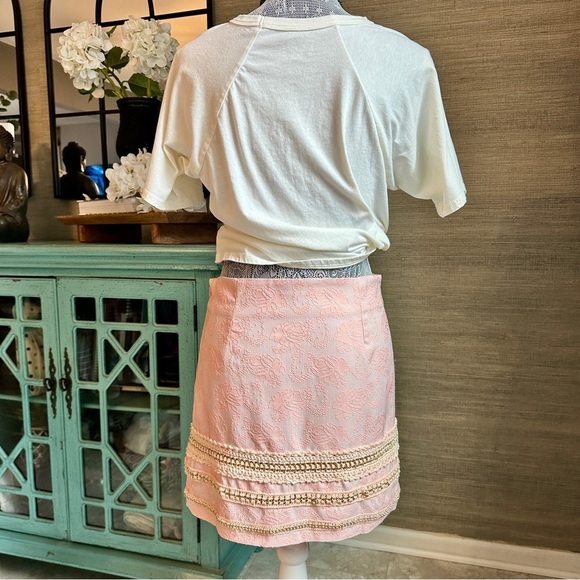 Potters Pink Lace Crochet Mini Skirt - Y2K Inspired, M - Picture 5 of 16